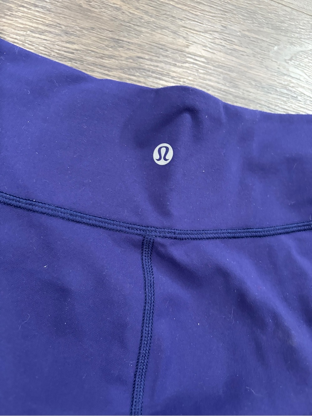 lululemon athletica Girls' Deep Purple Performance Leggings - Picture 5 of 5